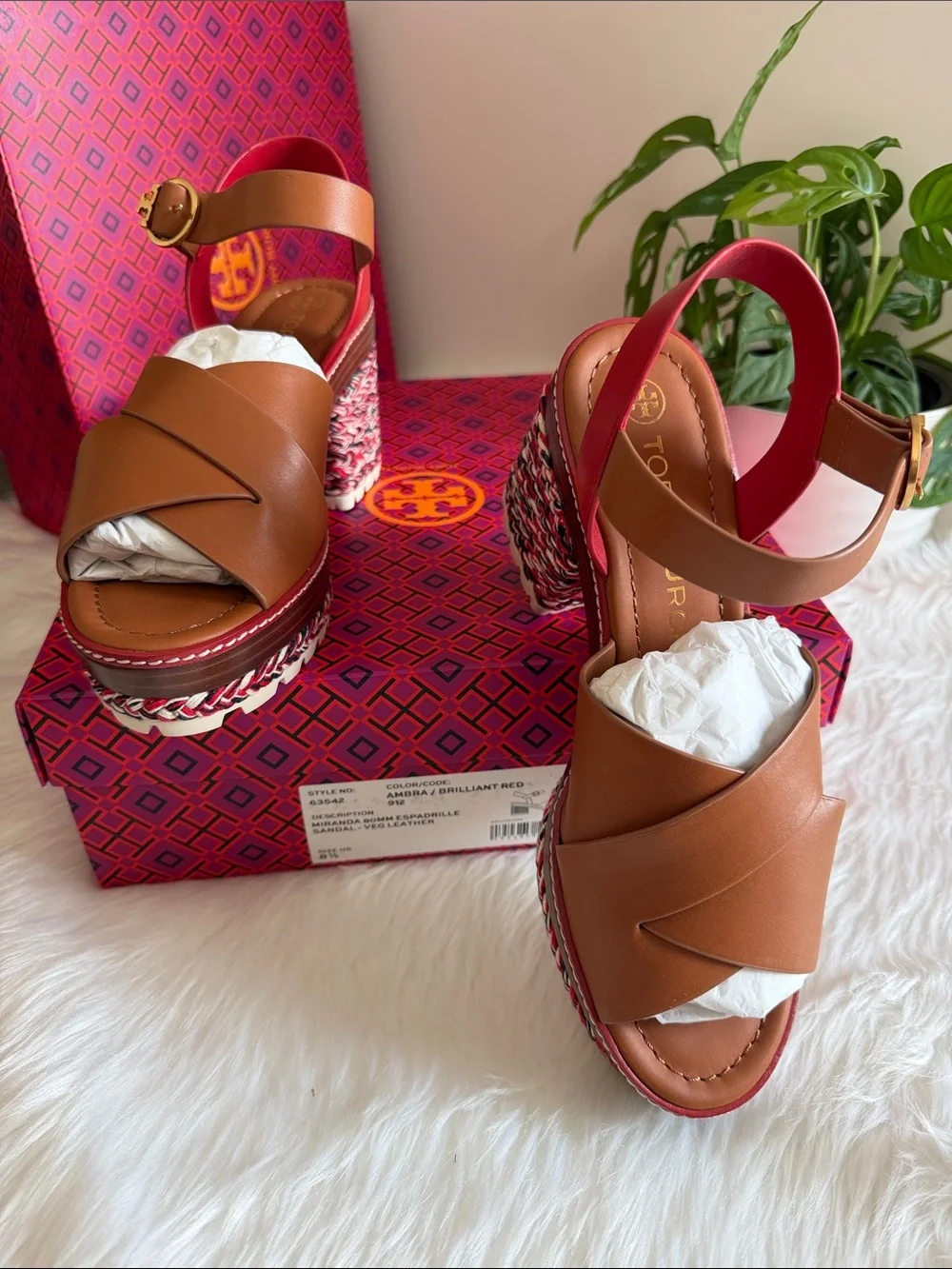 Tory burch miranda 80 mm espadrille sandal